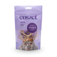 Лакомства Cosset для собак, лиофилизированная говяжья трахея, 30 г Лакомства Cosset для собак, лиофилизированная говяжья трахея, 30 г