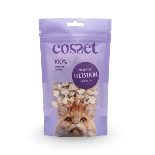 Ласощі Cosset для котів, ліофілізований яловичий шлунок, 40 г