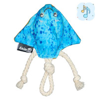 Игрушка AnimAll GrizZzly Скат с пищалкой, для собак, 18 см Игрушка AnimAll GrizZzly Скат с пищалкой, для собак, 18 см