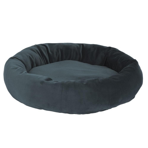 Лежак-пончик AnimAll Luna для кошек и собак, зеленый, размер М, 65×65×20 см
