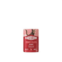 Вологий корм Carnilove Gravy Turkey with Valerian для котів, індичка і валеріана, в соусі, 85 г Вологий корм Carnilove Gravy Turkey with Valerian для котів, індичка і валеріана, в соусі, 85 г