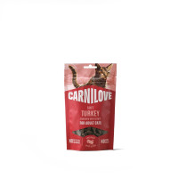 Лакомство Carnilove Soft Snack Turkey with Catnip для кошек, мягкие, индейка и кошачья мята, 50 г Лакомство Carnilove Soft Snack Turkey with Catnip для кошек, мягкие, индейка и кошачья мята, 50 г