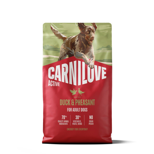Сухий корм Carnilove Active Duck & Pheasant для собак, качка і фазан, 4 кг