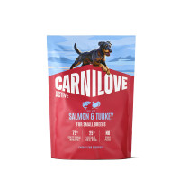 Сухий корм Carnilove Active Salmon & Turkey Small Breed для собак малих порід, лосось та індичка, 1.5 кг Сухий корм Carnilove Active Salmon & Turkey Small Breed для собак малих порід, лосось та індичка, 1.5 кг