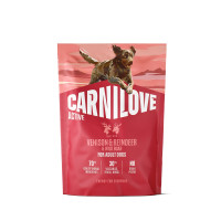 Сухой корм Carnilove Active Venison & Reindeer & Wild Boar Active Adults для активных собак, оленина, северный олень и дикий кабан, 1.5 кг Сухой корм Carnilove Active Venison & Reindeer & Wild Boar Active Adults для активных собак, оленина, северный олень и дикий кабан, 1.5 кг