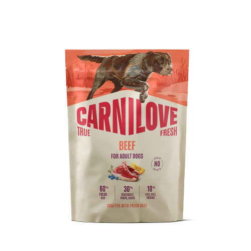 Сухий корм Carnilove True Fresh Beef для собак, яловичина, 1.5 кг