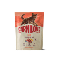 Сухий корм Carnilove True Fresh Beef Sterilised для стерилізованих котів, яловичина, 400 г Сухий корм Carnilove True Fresh Beef Sterilised для стерилізованих котів, яловичина, 400 г