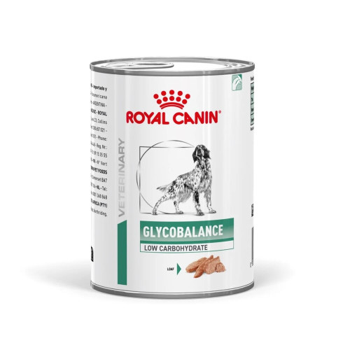Влажный корм Royal Canin Glycobalance Low Carbohydrate для собак, при сахарном диабете, паштет, 410 г