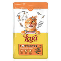 Сухий корм Lara Adult with Chicken & Turkey для дорослих котів, курка з ідничкою, 950 г Сухий корм Lara Adult with Chicken & Turkey для дорослих котів, курка з ідничкою, 950 г
