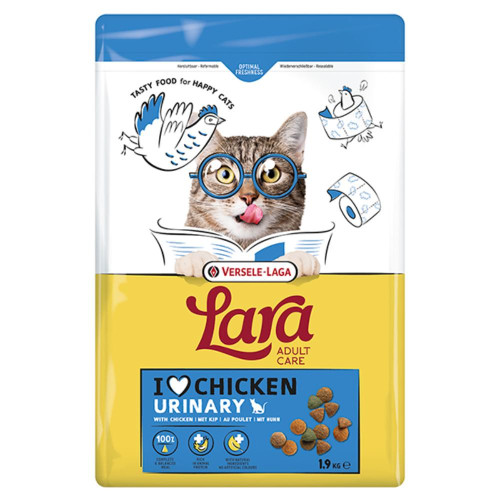 Сухой корм Lara Adult Care Urinary для взрослых котов, склонных к мочекаменной болезни, курка, 1,9 кг