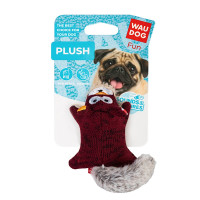 Іграшка WAUDOG Fun Plush для собак, Білка, трикотаж,4×9 см, S