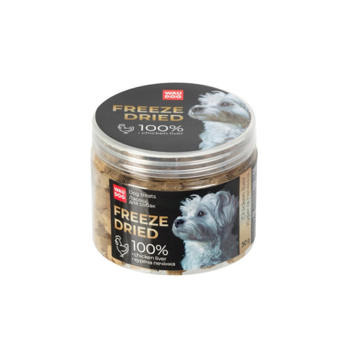 Ласощі WAUDOG Treats Freeze dried для собак, Куряча печінка, 30 г