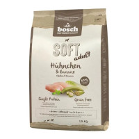 Напіввологий корм Bosch Soft Adult Chicken & Banana для дорослих собак, курка з бананом, 2.5 кг Напіввологий корм Bosch Soft Adult Chicken & Banana для дорослих собак, курка з бананом, 2.5 кг