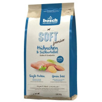 Полувлажный корм Bosch Soft Junior Chicken & Sweet Potato для щенков, курица с бататом, 1 кг Полувлажный корм Bosch Soft Junior Chicken & Sweet Potato для щенков, курица с бататом, 1 кг