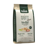 Полувлажный корм Bosch Soft Adult Quail & Potato для взрослых собак мелких пород, перепел с картофелем, 1 кг Полувлажный корм Bosch Soft Adult Quail & Potato для взрослых собак мелких пород, перепел с картофелем, 1 кг