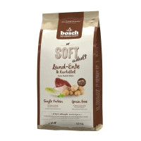 Напіввологий корм Bosch Adult Soft Plus Land Duck & Potato для дорослих собак, качка з картоплею, 1 кг