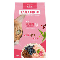Сухий корм Bosch Sanabelle Adult для дорослих котів, курка з чорницею, 2 кг Сухий корм Bosch Sanabelle Adult для дорослих котів, курка з чорницею, 2 кг