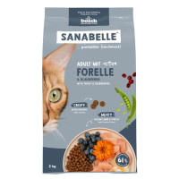 Сухий корм Bosch Sanabelle Adult для дорослих котів, форель з чорницею, 2 кг Сухий корм Bosch Sanabelle Adult для дорослих котів, форель з чорницею, 2 кг