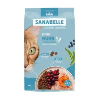 Сухий корм Bosch Sanabelle Kitten для кошенят, курка з журавлиною, 8 кг Сухий корм Bosch Sanabelle Kitten для кошенят, курка з журавлиною, 8 кг