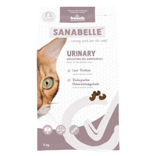 Сухий корм Bosch Sanabelle Urinary для дорослих котів, для здоров'я сечовивідної системи, 2 кг