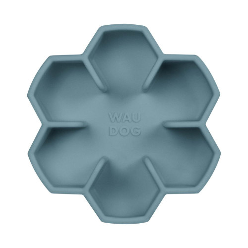 Миска WAUDOG Silicone для медленного кормления, 750 мл, серая