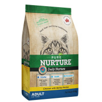 Сухой корм Pure Nurture Daily Power of 3 Chicken with Barley Adult Cats для взрослых кошек, с курицей и ячменем, 8 кг Сухой корм Pure Nurture Daily Power of 3 Chicken with Barley Adult Cats для взрослых кошек, с курицей и ячменем, 8 кг