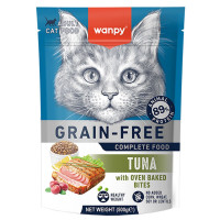 Беззерновий сухий корм Wanpy Adult Cat Grain Free Tuna для дорослих котів, тунець, 500 г Беззерновий сухий корм Wanpy Adult Cat Grain Free Tuna для дорослих котів, тунець, 500 г