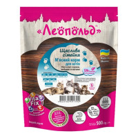 Вологий корм Леопольд для котів, курка з печінкою та овочами, рагу в соусі, 500 г Вологий корм Леопольд для котів, курка з печінкою та овочами, рагу в соусі, 500 г