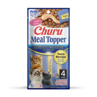 Ласощі Inaba Churu Meal Topper для котів, кремовий мус в стіках, з тунцем, 4×14 г Ласощі Inaba Churu Meal Topper для котів, кремовий мус в стіках, з тунцем, 4×14 г