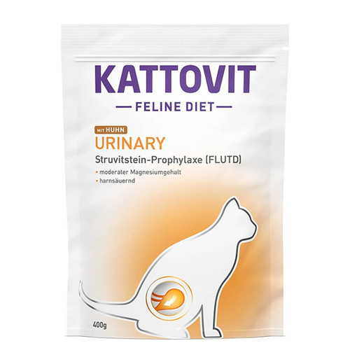 Сухий корм Kattovit Veterinary Urinary Chicken для котів із захворюваннями нижніх сечовивідних шляхів, дієтичний, 0.4 кг