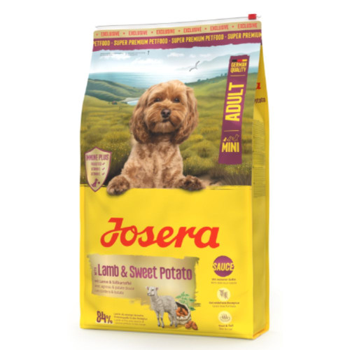Сухий корм Josera Mini Adult Lamb & Sweet Potato для дорослих собак малих порід, ягня з бататом, 10 кг