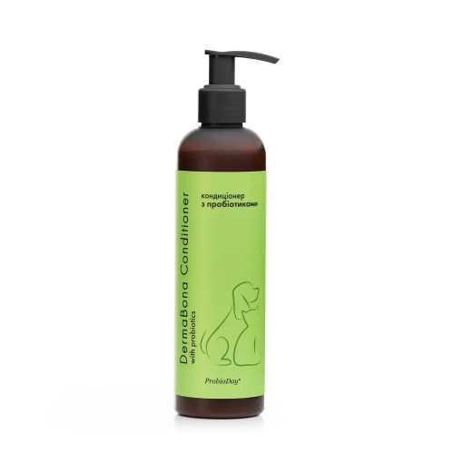 Кондиціонер ProbioDay DermaBona Conditioner для собак та котів, з пробіотиками, 0.25 л Кондиціонер ProbioDay DermaBona Conditioner для собак та котів, з пробіотиками, 0.25 л