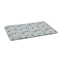 Пелюшка Misoko&Co для собак, багаторазова, з бджолами, блакитний, 70×80 см, 1 шт Пелюшка Misoko&Co для собак, багаторазова, з бджолами, блакитний, 70×80 см, 1 шт