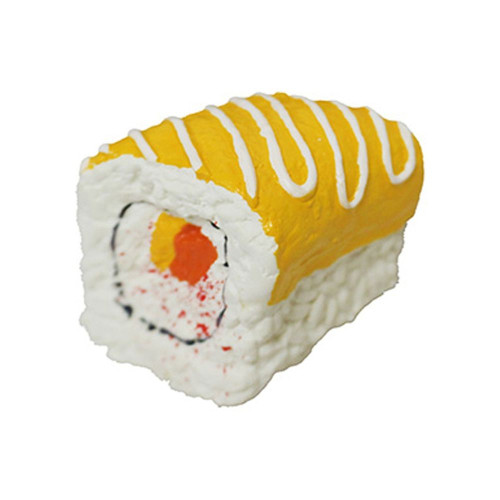 Іграшка Misoko&Co для собак, суші, латекс, жовта, 4.4 см