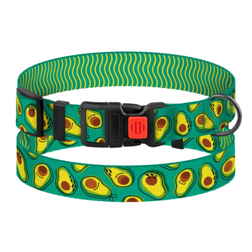 Нашийник Barksi Urban FRUITS для собак, авокадо, 30-40 см, 2 см