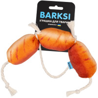 Игрушка Barksi для собак, с канатом, сосиски Игрушка Barksi для собак, с канатом, сосиски