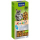 Ласощі Vitakraft Kracker Original Calci Fit для гризунів і шиншил, крекер з кальцієм, 2 шт