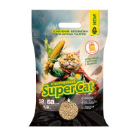 Наполнитель кукурузный Collar SuperCat комкующийся для кошачьих туалетов, 5 кг Наполнитель кукурузный Collar SuperCat комкующийся для кошачьих туалетов, 5 кг