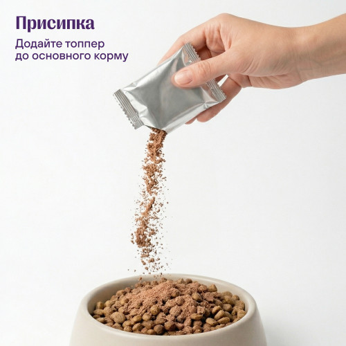 Ласощі Cosset для собак та котів, топпер: ліофілізована яловича печінка, 50 г