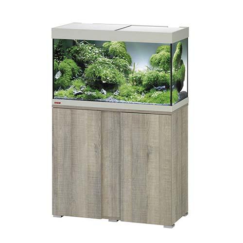 Аквариумный комплект EHEIM vivaline LED 126 13 Вт серый дуб, с тумбой (80x45x35, 126л)