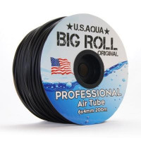 Шланг U.S.Aqua Airline Black чорний 4/6 мм силіконовий, 1 м Шланг U.S.Aqua Airline Black чорний 4/6 мм силіконовий, 1 м