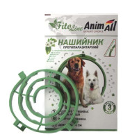 Ошейник противопаразитарный AnimAll FitoLine Nature для собак, зеленый, 70 см Ошейник противопаразитарный AnimAll FitoLine Nature для собак, зеленый, 70 см