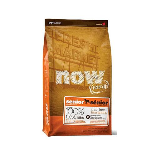 Беззерновой корм NOW Fresh Senior корм для взрослых собак, с индейкой, уткой и лососем, 11,34 кг