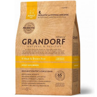 Сухой корм Grandorf Living Probiotics 4 Meat & Brown Mini для собак малых пород, 4 мяса с пробиотиками, 1 кг Сухой корм Grandorf Living Probiotics 4 Meat & Brown Mini для собак малых пород, 4 мяса с пробиотиками, 1 кг