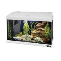 Акваріум скляні Ferplast Capri 50 LED White з LED-освітленням, білий, 40 л Акваріум скляні Ferplast Capri 50 LED White з LED-освітленням, білий, 40 л