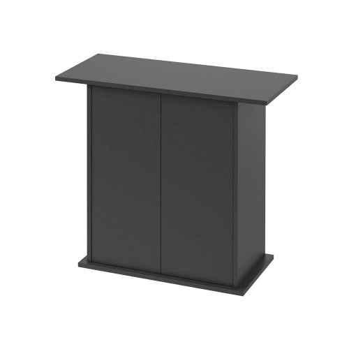 Тумба Ferplast Stand Dubai 80 Black для скляного акваріума Dubai 80, чорна, 81x36x73 см