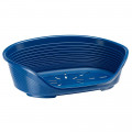 Пластиковий лежак Ferplast Siesta Deluxe 4 Blue з антиковзаючим покриттям, 61.5×45×21.5 см