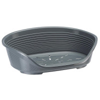 Пластиковый лежак Ferplast Siesta Deluxe 4 Grey с антискользящим покрытием, 61.5×45×21.5 см Пластиковый лежак Ferplast Siesta Deluxe 4 Grey с антискользящим покрытием, 61.5×45×21.5 см