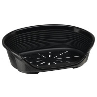 Пластиковий лежак Ferplast Siesta Deluxe 4 Black з антиковзаючим покриттям, 61.5×45×21.5 см Пластиковий лежак Ferplast Siesta Deluxe 4 Black з антиковзаючим покриттям, 61.5×45×21.5 см