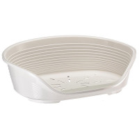 Пластиковый лежак Ferplast Siesta Deluxe 6 White с антискользящим покрытием, 70.5×52×23.5 см Пластиковый лежак Ferplast Siesta Deluxe 6 White с антискользящим покрытием, 70.5×52×23.5 см